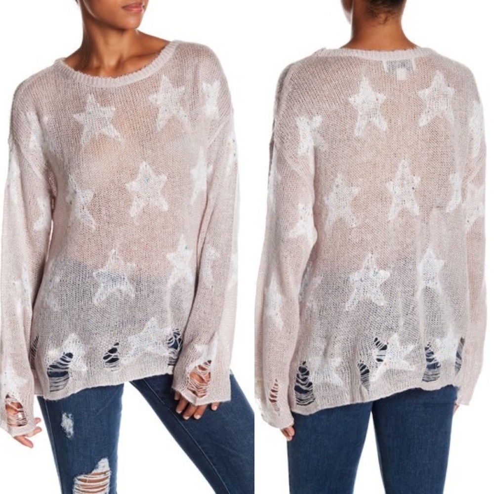 WILDFOX Seeing Stars Knit Sweater